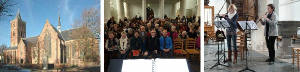 CD opname in de St. Jeroenskerk te Noordwijk