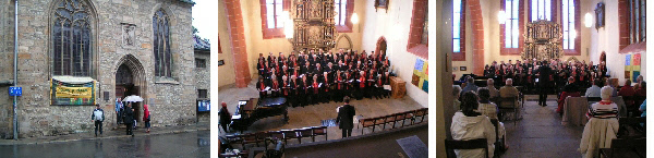 Concert in de Michaeliskirche te Erfurt - Duitsland Concert in de Michaeliskirche te Erfurt - Duitsland